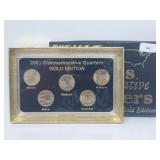 2003 Gold Ed Commemorative Quarters 2003 Gold Ed Commemorative Quarters