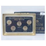 2003 Gold Ed Commemorative Quarters