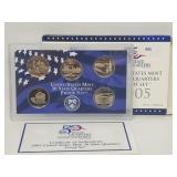 2005 US Mint State Quarters Proof Set