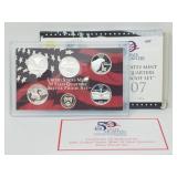 2007 US Mint 90% Silver State Quarters Proof Set 2007 US Mint 90% Silver State Quarters Proof Set