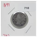 1897 V Nickel 5 Cents