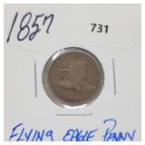 1857 Fying Eagle Penny One Cent