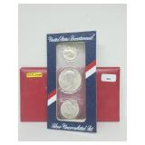 US Bicentennial 40% Silver UNC Set