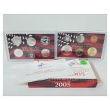 2005 US Mint 90% Silver Proof Set