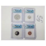 (4) 2007-S PR70DCAM Proof Set (4) 2007-S PR70DCAM Proof Set