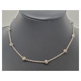 .925 Sterling Silver Lois Hill Necklace