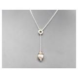 .925 Sterling Silver Adjustable Necklace