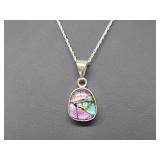.925 Sterling Silver Pendant & Chain .925 Sterling Silver Pendant & Chain