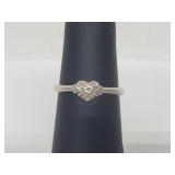 .925 Sterling Silver Heart Ring .925 Sterling Silver Heart Ring