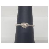 .925 Sterling Silver Heart Ring