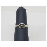 .925 Sterling Silver Peridot Ring