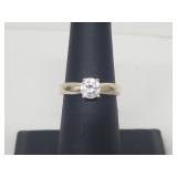 .925 Sterling Silver Solitaire Ring