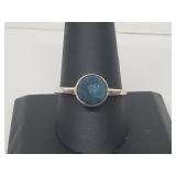 .925 Sterling Silver Natural Stone Ring .925 Sterling Silver Natural Stone Ring