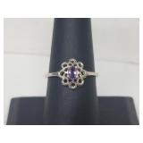 .925 Sterling Silver Amethyst Ring .925 Sterling Silver Amethyst Ring