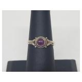 .925 Sterling Silver Amethyst Ring .925 Sterling Silver Amethyst Ring