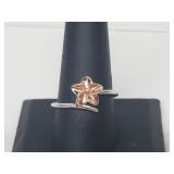 Vermeil/.925 Sterling Silver Flower Ring Vermeil/.925 Sterling Silver Flower Ring