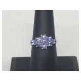 .925 Sterling Silver Lavender Quartz Ring .925 Sterling Silver Lavender Quartz Ring