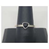 .925 Sterling Silver Onyx Ring .925 Sterling Silver Onyx Ring