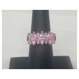 .925 Sterling Silver Pink Tourmaline Ring .925 Sterling Silver Pink Tourmaline Ring