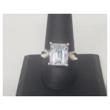 .925 Sterling Silver CZ Ring .925 Sterling Silver CZ Ring