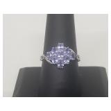 .925 Sterling Silver Lavender Quartz Ring .925 Sterling Silver Lavender Quartz Ring