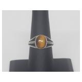 .925 Sterling Silver Tigers Eye Ring .925 Sterling Silver Tigers Eye Ring
