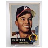 1953 Topps Ed Mathews #37
