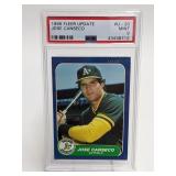 1986 Fleer Update Jose Canseco #U-20 PSA 9