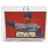 1952 Topps Baseball Billy Loes SP #20 Black Back