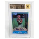 2007 Bowman Chrome Ref. Peter Kozma AU Beckett 9.5