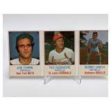 (3) 1975 Torre/Sizemore/Grich Uncut Cards