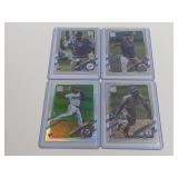 (4) 2021 Topps RC Baseball Cards