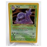 1999 Pokemon Muk Rare Holo Fossil 13/62