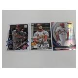 (3) Dylan Carlson Baseball Cards