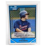 2007 1st Bowman Freddie Freeman RC #BDPP12