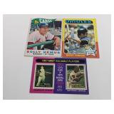(3) Hemus/Robinson/Mantle/Aaron Baseball Cards