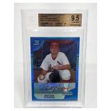 2005 Bowman Chrome Blue Mitch Boggs Beckett 9.5