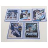 (5) Gavin Lux Baseball RC Cards