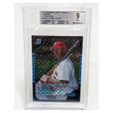 2005 Bowman Chrome X-Frac. Daryl Jones Beckett 9