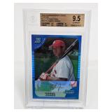 2005 Bowman Chrome Blue Daryl Jones Beckett 9.5