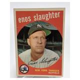 1959 Topps Baseball - Enos Slaughter - # 155
