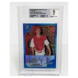 2005 Bowman Chrome Blue Bryan Anderson Beckett 9