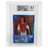 2005 Bowman Chrome Blue Bryan Anderson Beckett 8.5