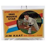 1960 Topps Baseball - Jim Kaat (Rookie) - # 136