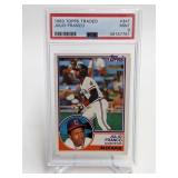 1983 Topps Traeded Julio Franco #34T PSA 9