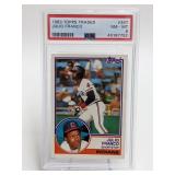 1983 Topps Traeded Julio Franco #34T PSA 8