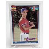1991 Topps Chipper Jones #1 Draft Pick RC #333
