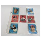 1961 Topps Baseball - 1 Page of 7 (MVP Cards)