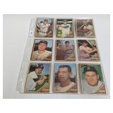 1962 Topps Baseball Killebrew, Cepeda, Williams