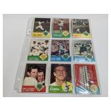 1963 Topps Baseball 7 Yankee World Series Cards